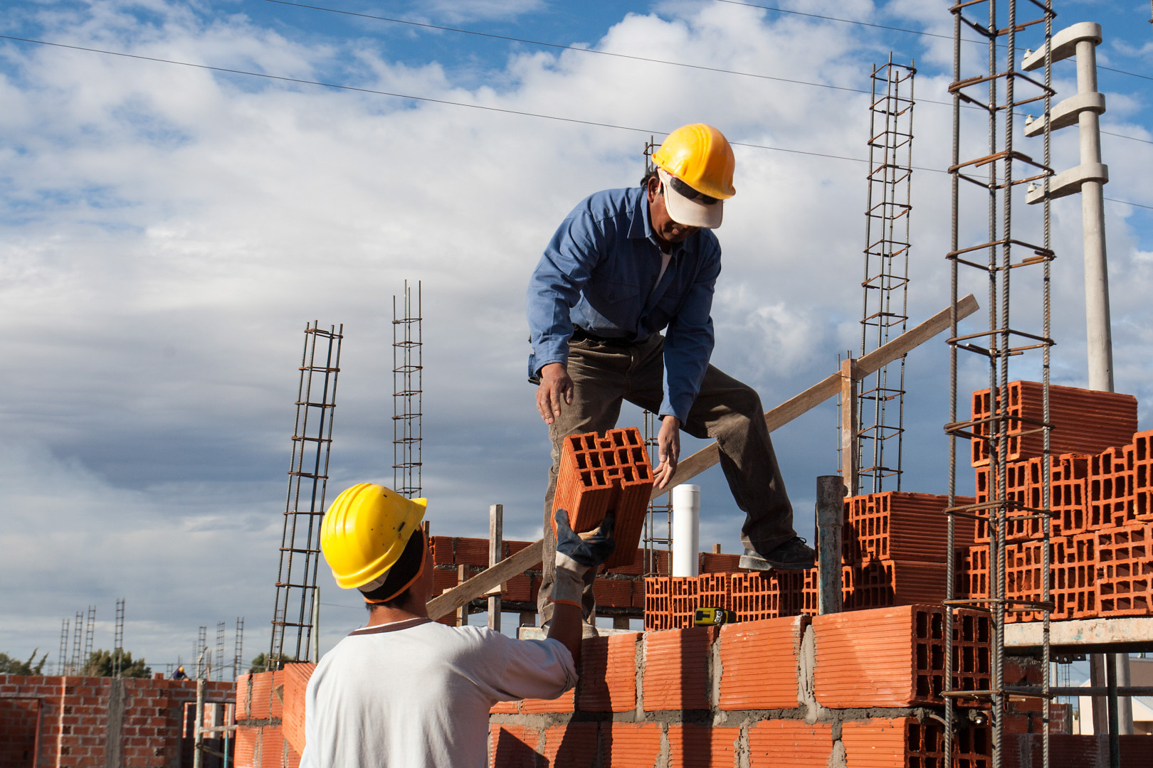 Construcción de Paredes de Block